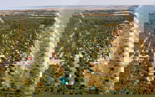 Skagen Sydstrand Camping Skagen Pladsen Drone7